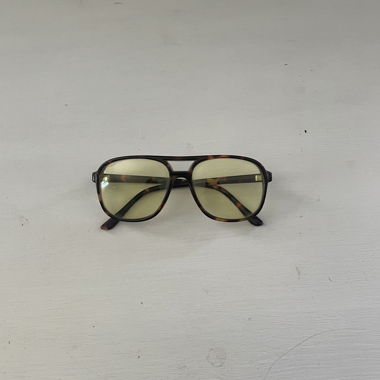 Yellow Tinted Aviator Sunglasses