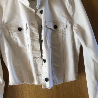 weisse jacke