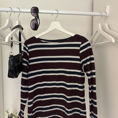 Gestreiftes Langarmshirt