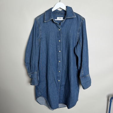 COS denim shirt dress