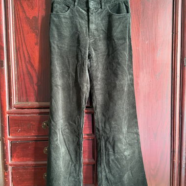 Green Velour Trousers