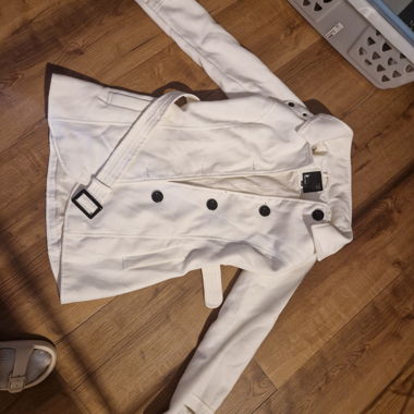 White Coat with Belt