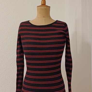 Gestreiftes Langarmshirt