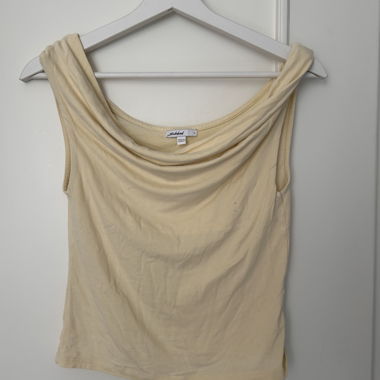 Butter yellow sleeveless top
