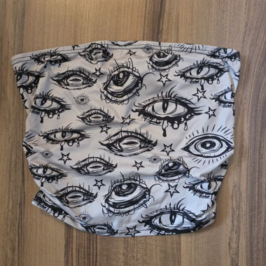Eye Print Tube Top