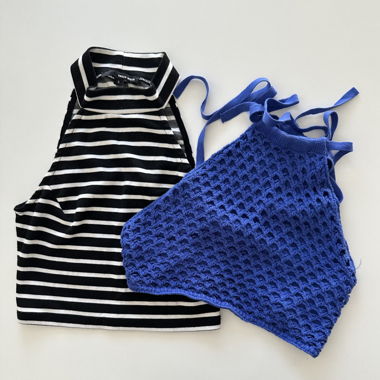 Lot de 2 crop tops 