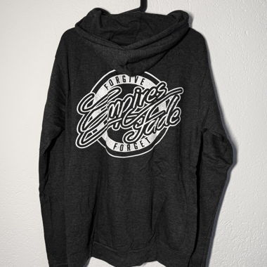 „Empires Fade“ Zipper grigio mélange gr. M