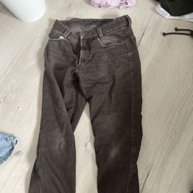 braune hose straight leg
