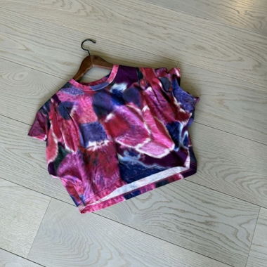 Isabel Marant Cropped-Top Tie-Dye