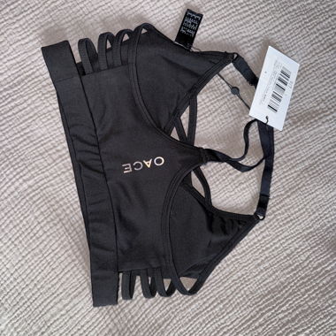 Oace Sport-BH schwarz
