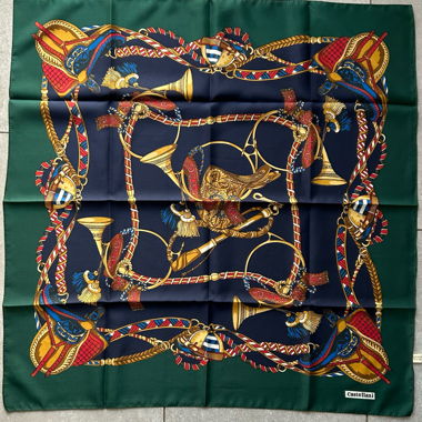 Vintage square scarf Flavio Castellani (Italy)