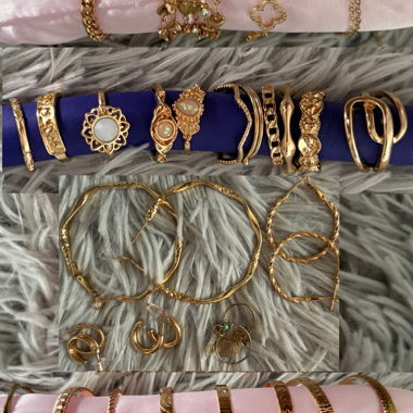 Gold jewelry Bundle