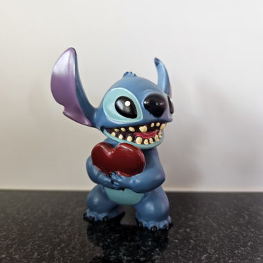 Stitch Heart Figurine