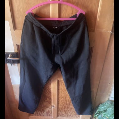 Black Track Pants with Pocket