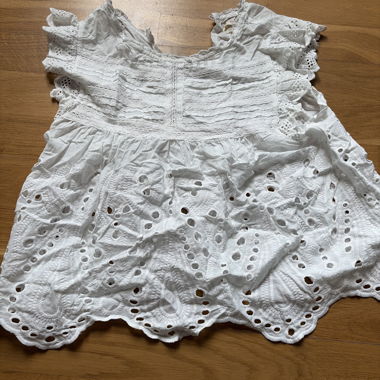 White Lace Kids Top