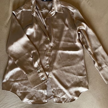 Zara Satinbluse