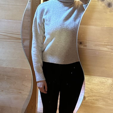 Beige Rollneck Sweater