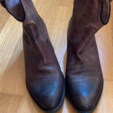 Bottines style santiags 