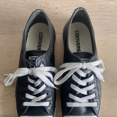 Leder Converse