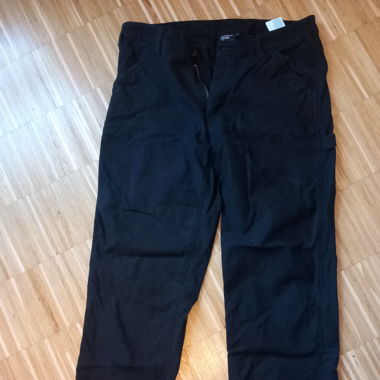 Pantalon noir vintage industrie
