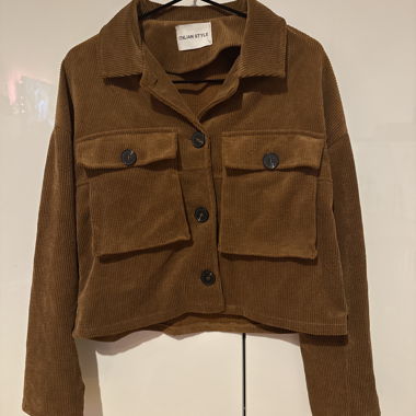 Braune Übergangsjacke