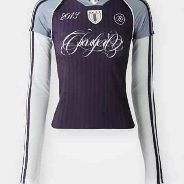 TRIPLE LAYERED Football T-shirt a maniche lunghe