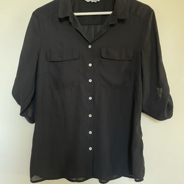 H&M Black Blouse Size 40