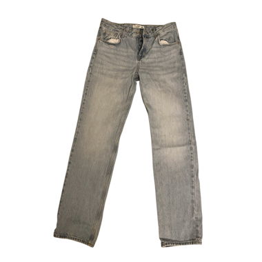 light blue baggy jeans