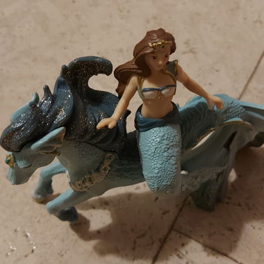 Schleich Sirena e cavalluccio marino