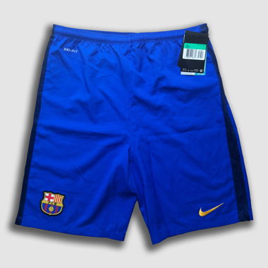 FC BARCELONA 15/16 SHORTS JUNIOR XL (13-15) NEU 