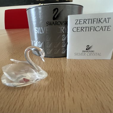 Cigno in cristallo Swarovski