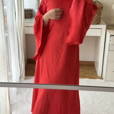 Robe satin Mango