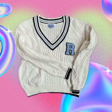 ruby cropped knit sweater