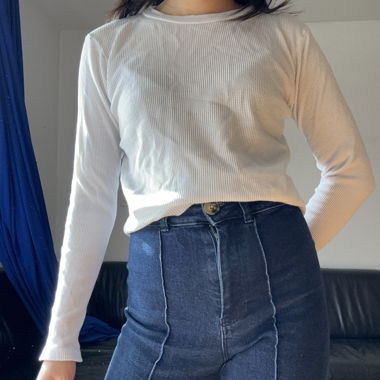 white brandy melville top