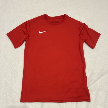 Nike Dri-FIT red sports t-shirt