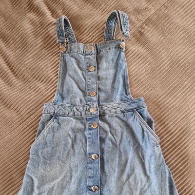Latzhosen Jeans-Jupe