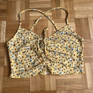 Blumen Crop Top