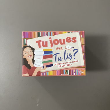 Gioco di carte "Tu joues ou tu lis ?"