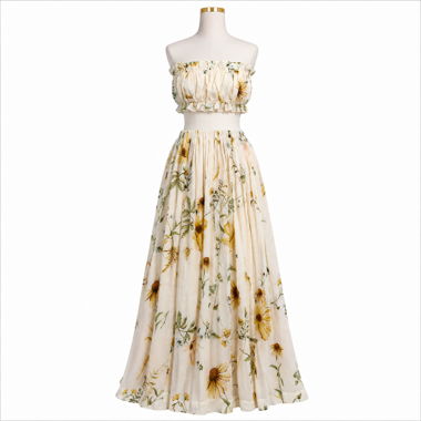 H&M Floral Two-Piece Set