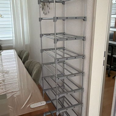 Schuhregal mit 10 Stufen