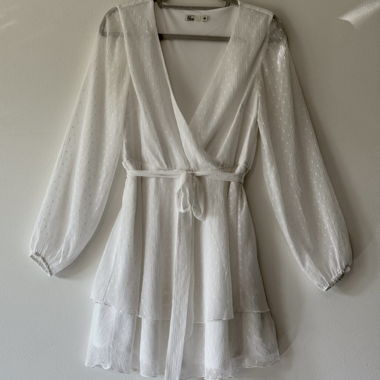 White Wrap Dress