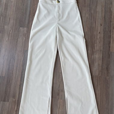 Cremefarbene Hose