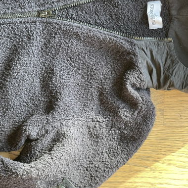 Stone Island veste zippée en teddy