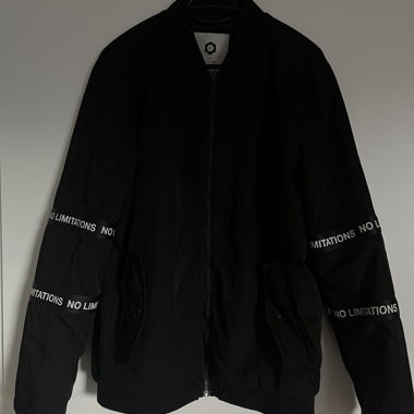 Black bomber jacket