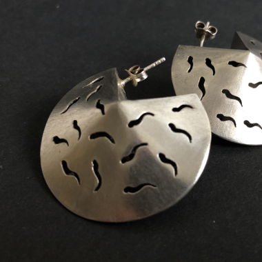 Silber Ohrstecker 800