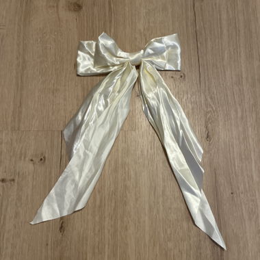 Satin-Haarschleife Haarklammer
