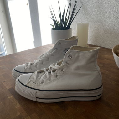 Converse Chuck Tailor white Plattform