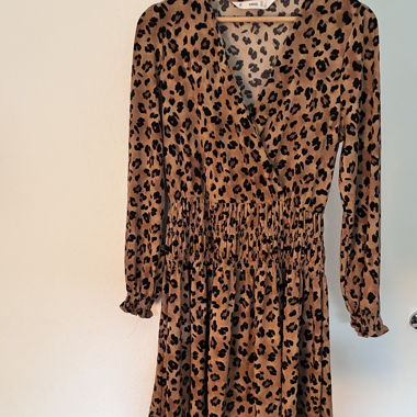 Robe à imprimé léopard de MNG