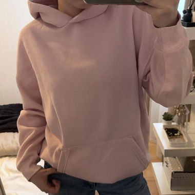 Hoodie rose oversize S