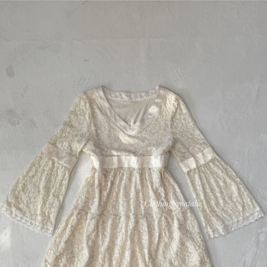 Japanese Cream Lace Babydoll (S/M)